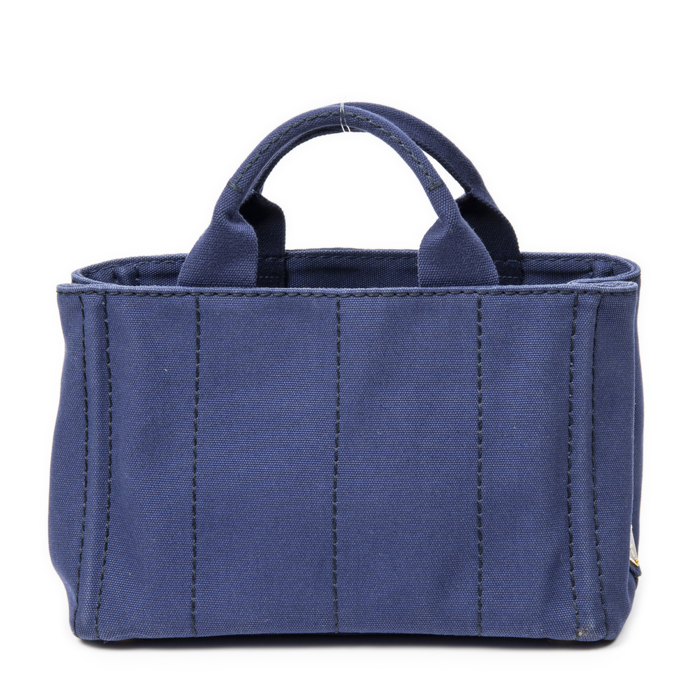 Prada Small Canapa Tote - Picture 5 of 8